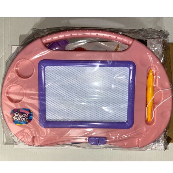 Toddler Girl Boy Toy Magnetic Drawing Learning Board Kids One Size Pink - Picture 1 of 5